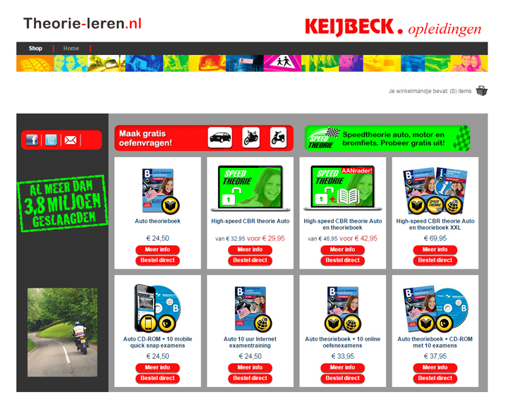 Voorbeeld webshop